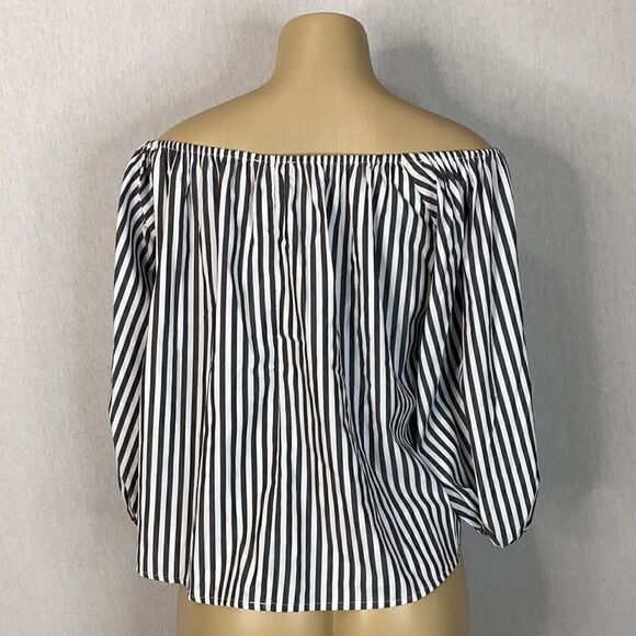 Ecru Lab Off Shoulder Top. Size Small / Medium New - Picture 3 of 10